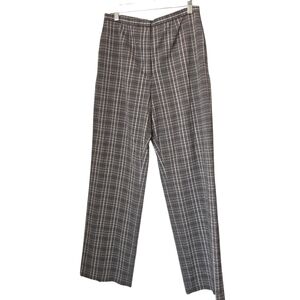 David N. Women's Black and White Trousers Size 8 W/ Pockets